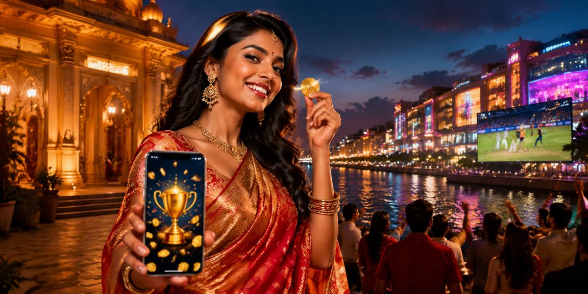 Mobile user enjoying casino promotions in India